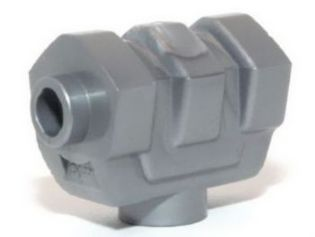 Minifigure, Weapon Hammer Head - Flat Silver