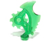 Minifigure, Weapon Techno-Blade - Trans-Green