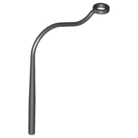 Minifigure, Weapon Whip / Plant Vine - Black