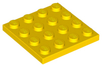 Plate 4 x 4 - Yellow