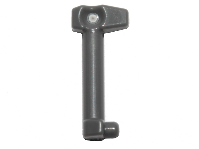 Minifigure, Helmet Antenna / Rangefinder with Rounded Shaft for Helmet SW Clone - Dark Bluish Gray