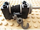 String Reel Winch 2 x 4 x 2 with Light Gray Drum with Black String and Dark Gray - Black