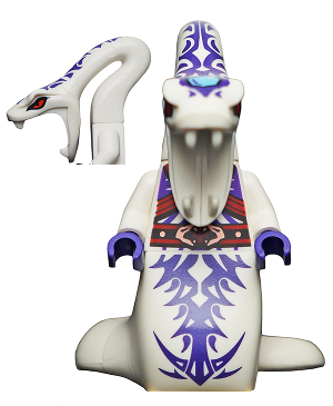 Pythor Chumsworth - White with Purple - (Not Applicable)
