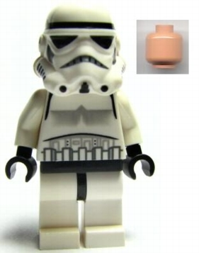 Imperial Stormtrooper - Light Nougat Head, Dotted Mouth Helmet - (Not Applicable)